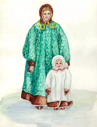 National Komi Zida (31 zithunzi): Traditional Perm chovala, History ndi Kufotokozera 1373_28