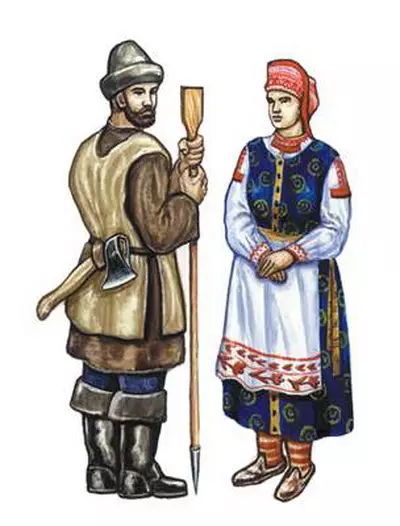 National Komi Zida (31 zithunzi): Traditional Perm chovala, History ndi Kufotokozera 1373_4