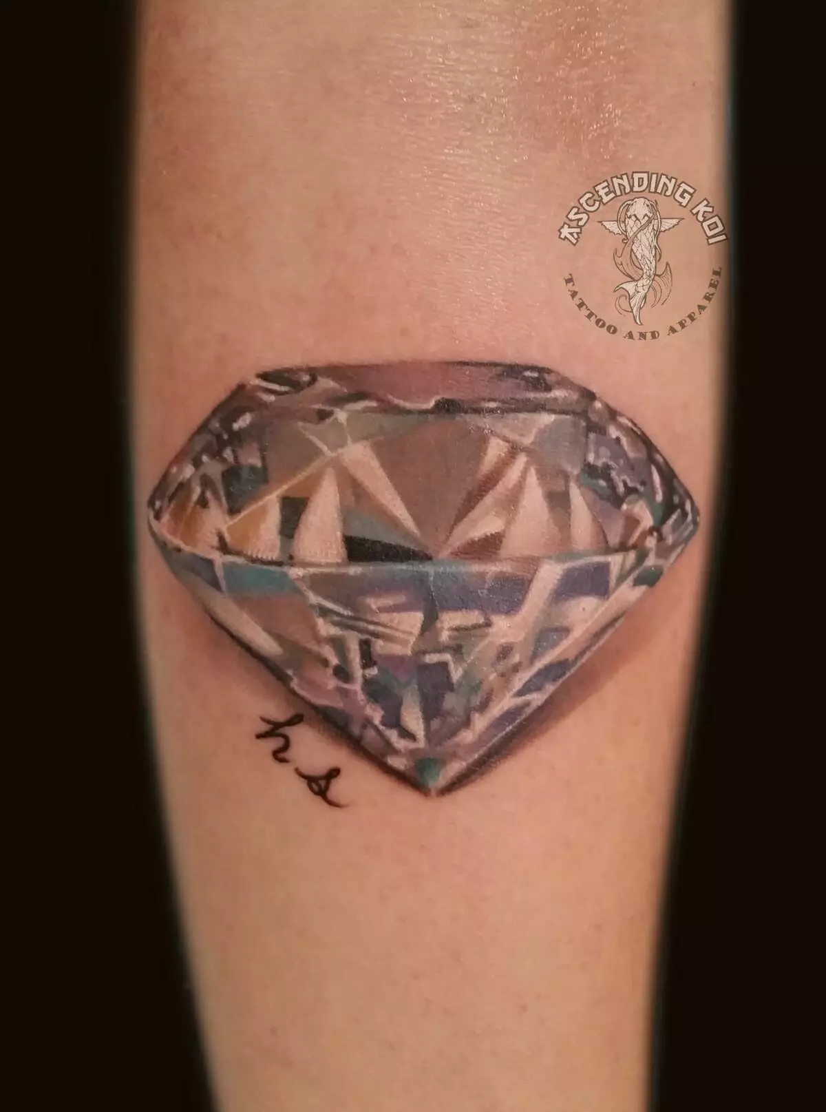 Crystal Tattoo: эскиздер жана кристаллдык тату 13764_11