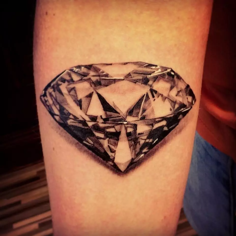 Crystal Tattoo: Sketches og kristallað Tattoo Value, Best Áætlanir Umsókn 13764_3