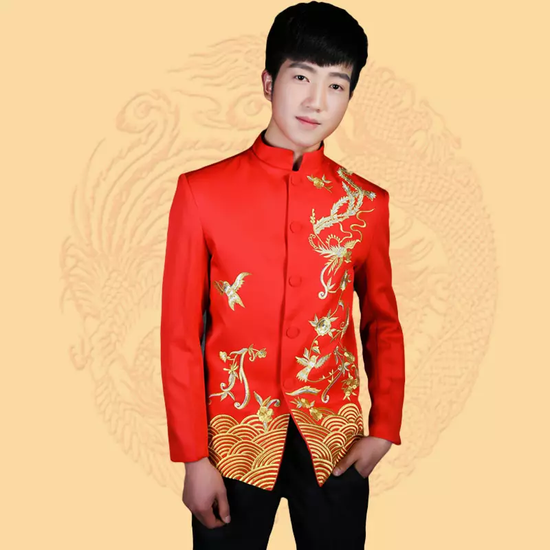 החליפה הלאומית הסינית (73 תמונות): תלבושת נקבה מסורתית של עמי סין, חליפה לילדה 1377_22
