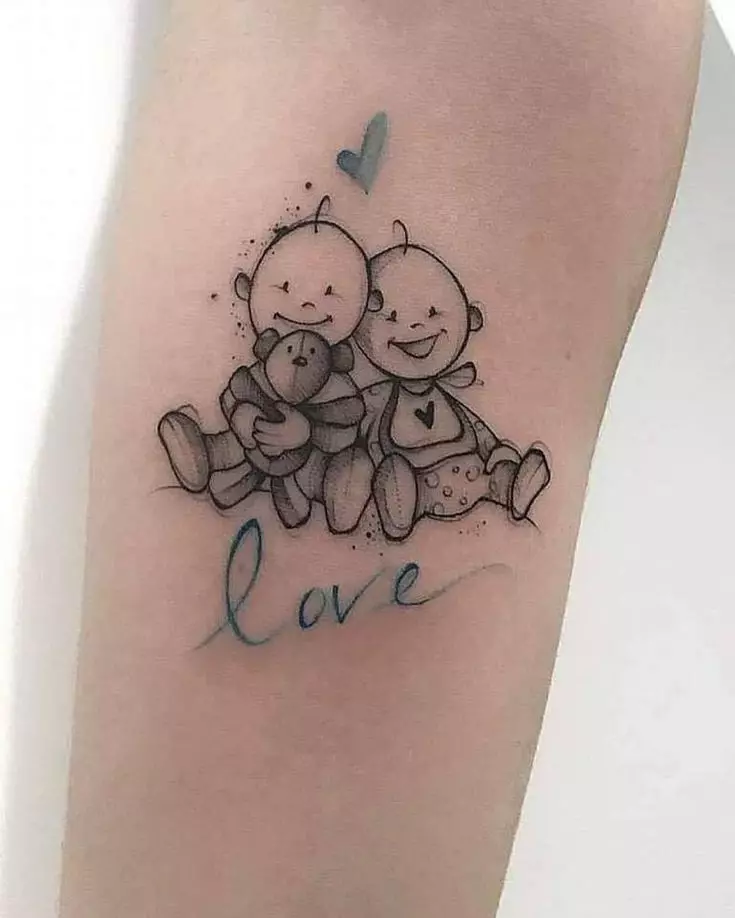 Tattoo Dedicated to Children (59 Photos): 