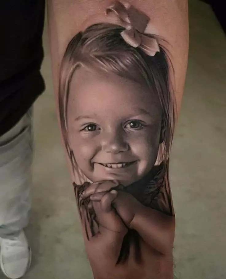 Tatuaggio dedicato ai bambini (59 foto): 