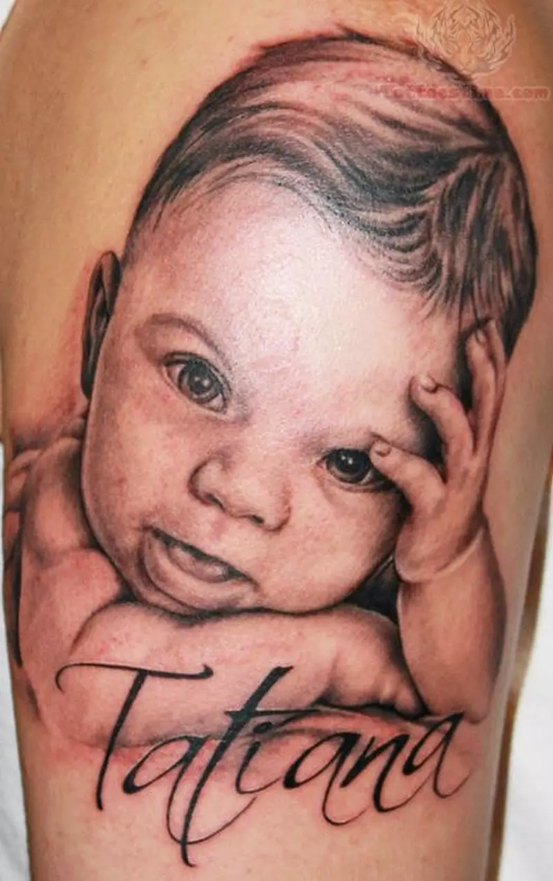 Tetování věnované dětem (59 fotografií): 