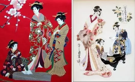 Јапанско одело (61 фотографије): Женски национални оутфит Јапан, школа у школи 1381_10