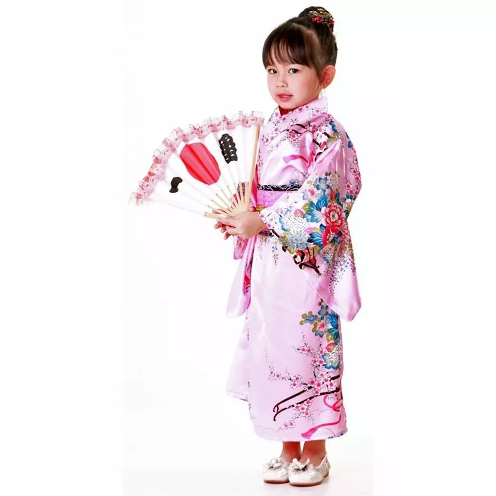 Жапон костюму (61 сүрөт): Аялдын National Outfit Japan, Schoolgirl Girl 1381_42