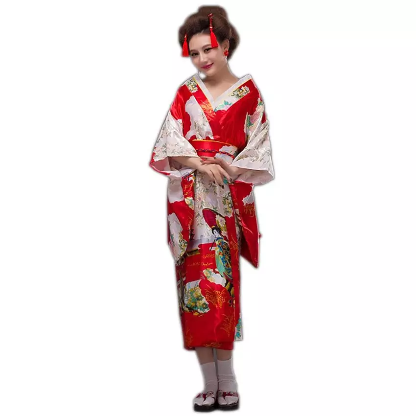 Jaset Japanese (61 Foto): Pakaian Nasional Wanita Jepang, Gadis Siswi 1381_53