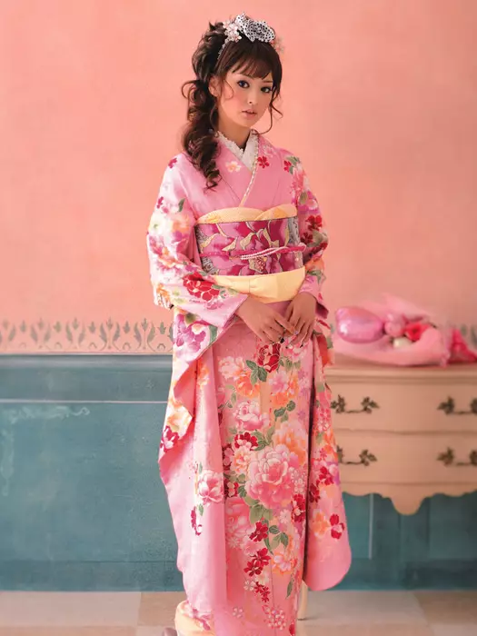 Япон костюм (61 фото): Хатын-кыз илчесе Япония, мәктәп укучысы 1381_55