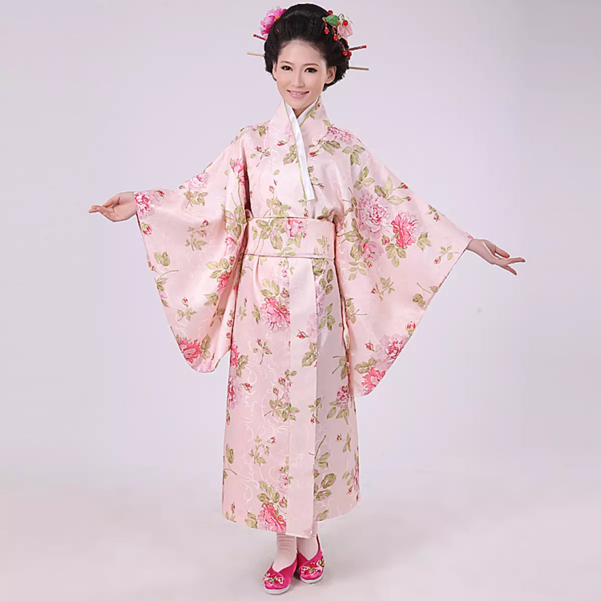 Japanilainen puku (61 valokuvaa): Nainen National Outfit Japani, Schoolgirl Girl 1381_8