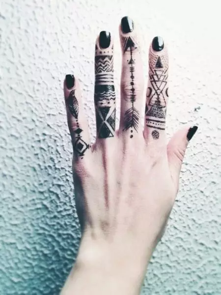 Tattoo op der Hand 