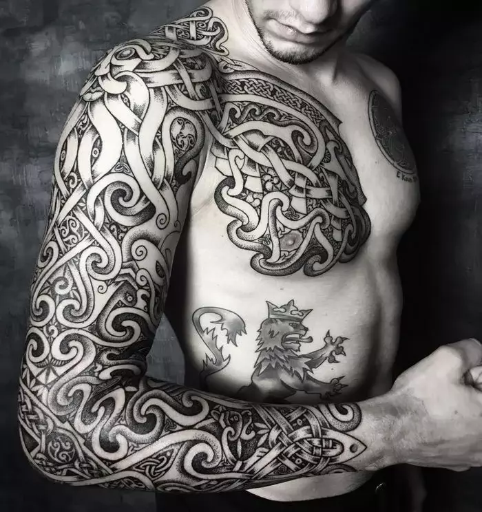 Tattoochain（92张）：邪恶眼睛和损坏的保护纹身的价值。保护性Tattismans的草图。异教象征和他人 13858_91
