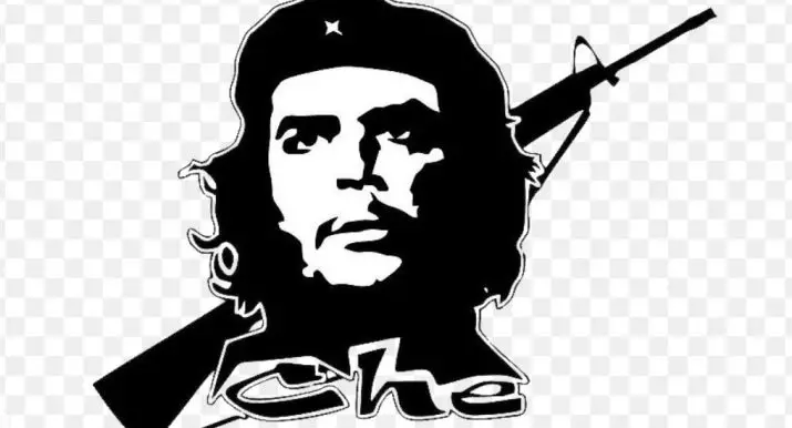 Tattoo“Che Guevara”（31张照片）：Ernesto Che Guevara Tattoo，肩部和乳房的草图和款式概述，最好的想法 13875_11