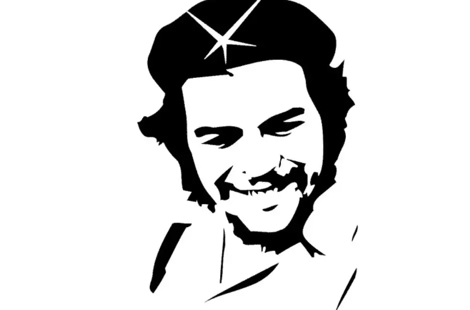 Tattoo“Che Guevara”（31张照片）：Ernesto Che Guevara Tattoo，肩部和乳房的草图和款式概述，最好的想法 13875_15