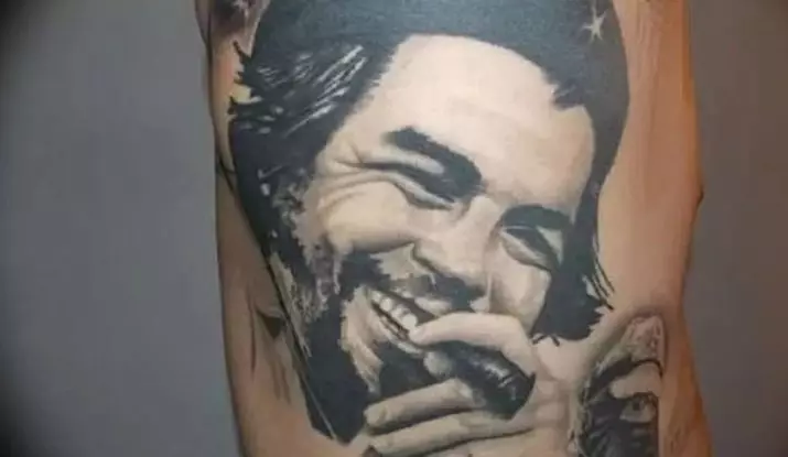 TATTOO「CHE GUEVARA」（31写真）：Ernesto Che Guevara Tattoo、スケッチやスタイルの概要肩と胸、最高のアイデア 13875_31