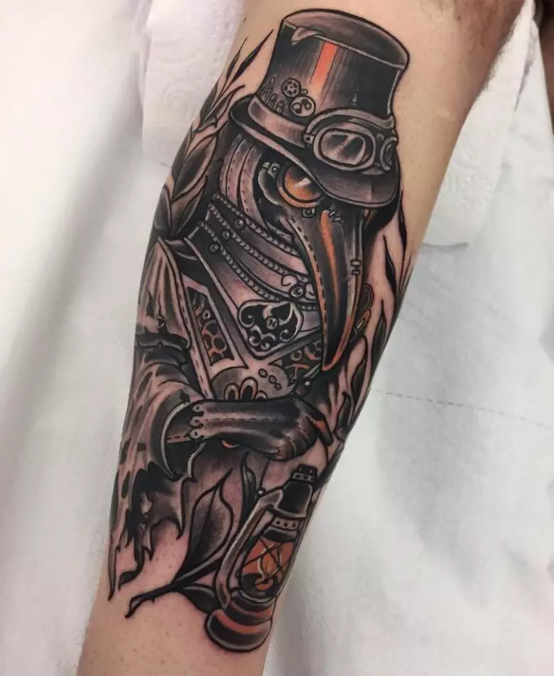Tattoo Steampunk: skice, tetovaža na ruci, podlaktice i na druge dijelove tijela. Srca za djevojčice i druge verzije tetovaža 13883_8