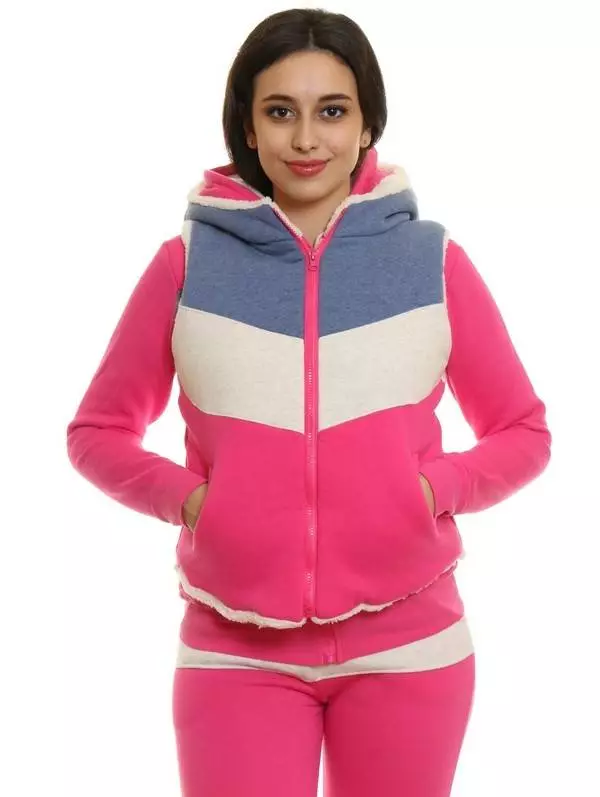 Jin Suit Sports Warm (68 wêne): Kincek germkirî ya sê, mezinan û mezinên zarokan, ji adidas 1390_11