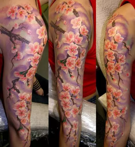 Japan Tattoo Sleeve: MaJapan tattoo makate, dema uye chena uye ane mavara. Semi-auction uye ese 