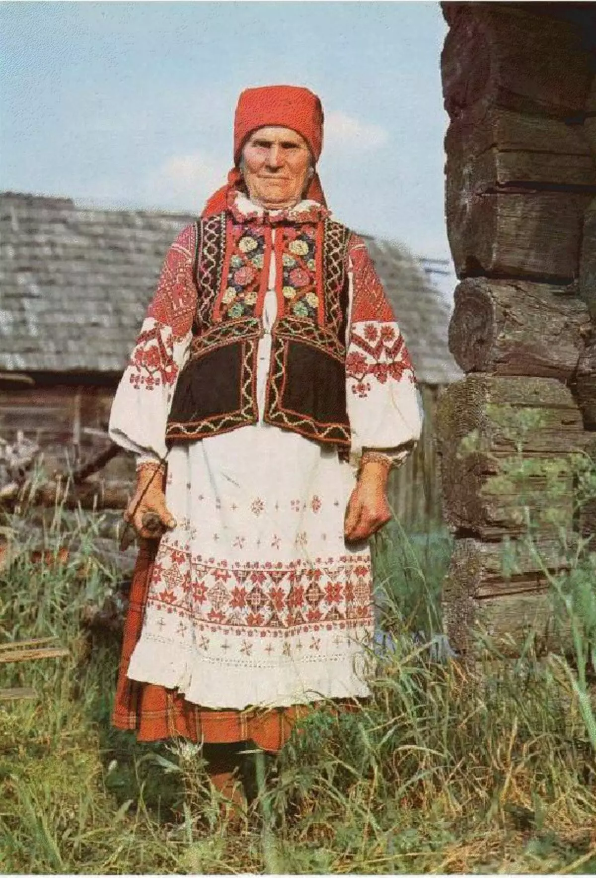 Costumul național din Belarus (67 fotografii): Elemente ale costumului folcloric al femeilor din Belarus, Costume naționale pentru copii, iarnă 1392_31