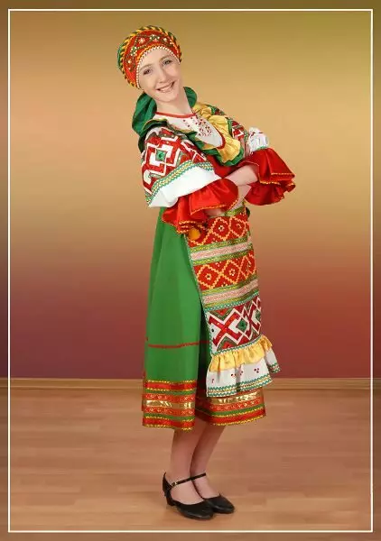 Traje nacional bielorruso (67 fotos): Elementos del traje folclórico de las mujeres de Bielorrusia, trajes infantiles, invierno 1392_32