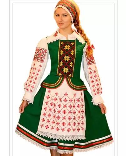 Wit-Russisch nationaal pak (67 foto's): elementen van vrouwenfolkkostuum van Wit-Rusland, Kinderen, Winter Nationale Kostuums 1392_35