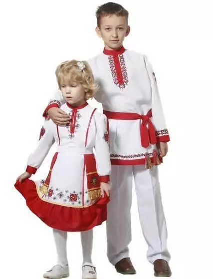 Baltkrievijas nacionālais tērps (67 fotoattēli): sieviešu tautas kostīms Baltkrievijas, bērnu, ziemas nacionālie tērpi elementi 1392_40