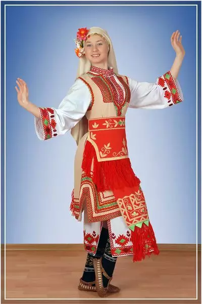 白俄罗斯国家套装（67张照片）：白俄罗斯的女性民间服装的元素，儿童，冬季国家服装 1392_52