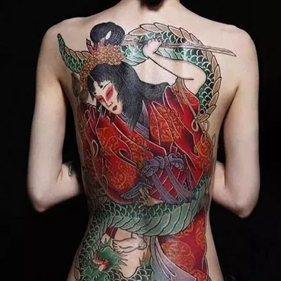 Tattoo ea Oriental: Ma-tattoos ea li-tattoo le moelelo oa tsona, 