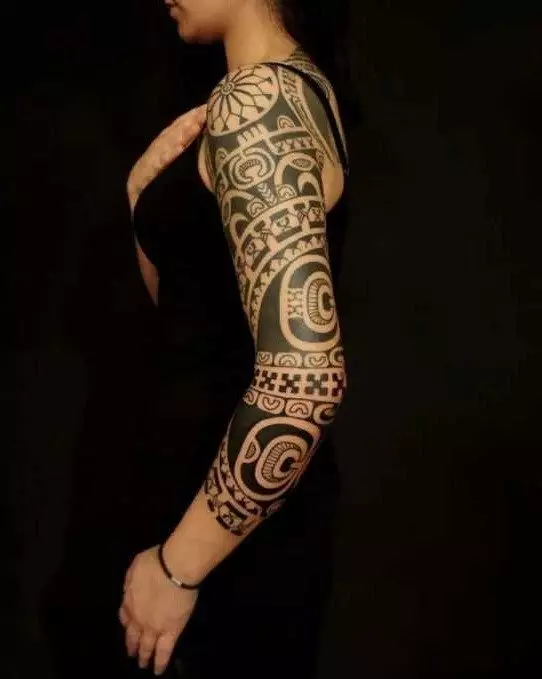 Samoa Tattoo: Skice Samoanski tetovaže i njihova značenja, funkcije i opcije za Tattoo 13942_16