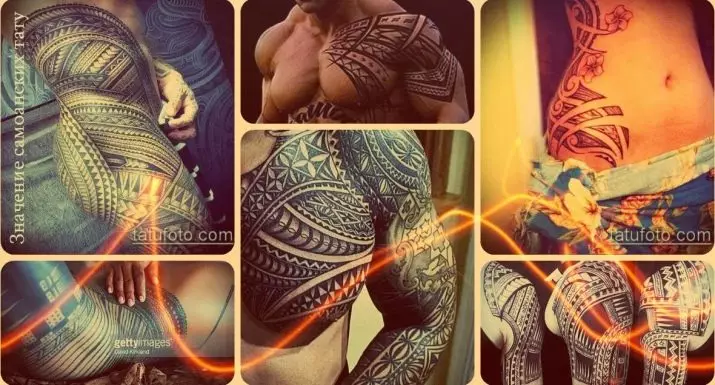 Samoa Tattoo: schizzi di tatuaggi samoan e loro significato, caratteristiche e opzioni per il tatuaggio 13942_17