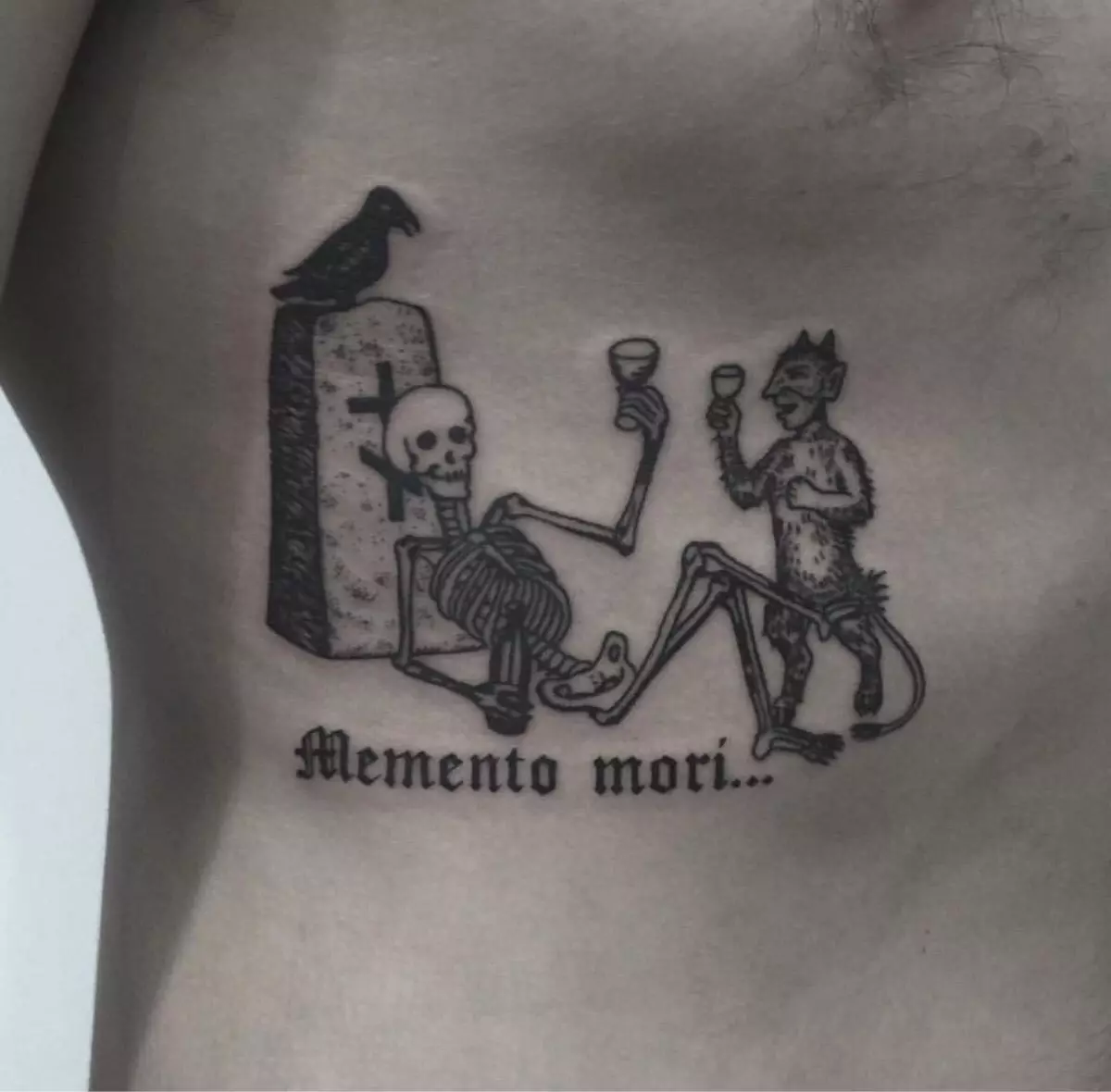 Tattoo Memento Mori: tetovējuma vērtība 