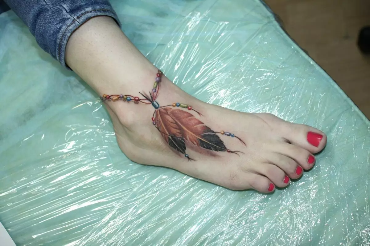 Tattoo Charms meitenēm: tarifu tetnismanu nozīme sievietēm no ļaunajām acīm un bojājumiem, tetovējums uz rokas uz rokas un uz citām ķermeņa daļām 13951_23