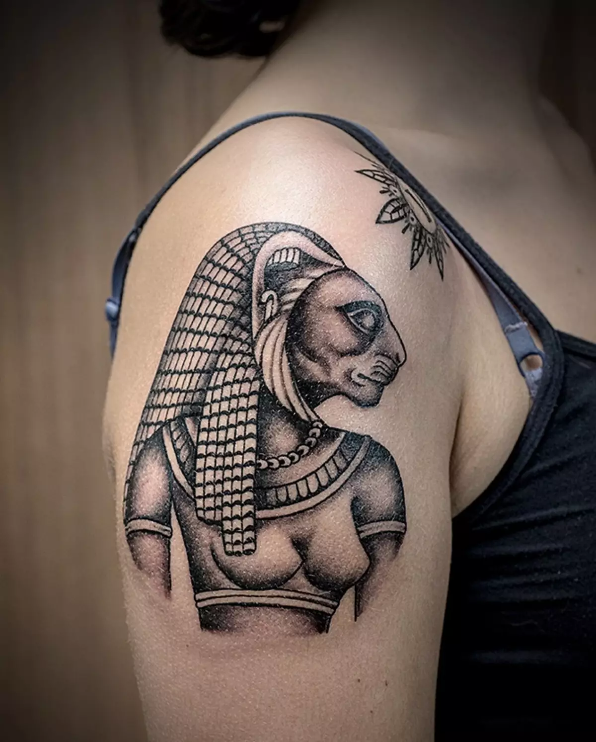 Сехмет богиня Египта тату