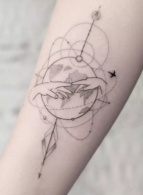 Grafisk Tatovering: Tatovering Sketches med blomster til piger, Sleeve og andre eksempler tatovering for Hands (underarm, børster) og skulder med dyr, Månen, hjerte og Bird 13997_16
