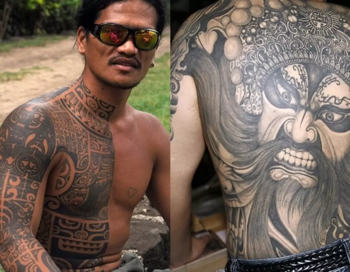 Татуировки в балийском стиле
