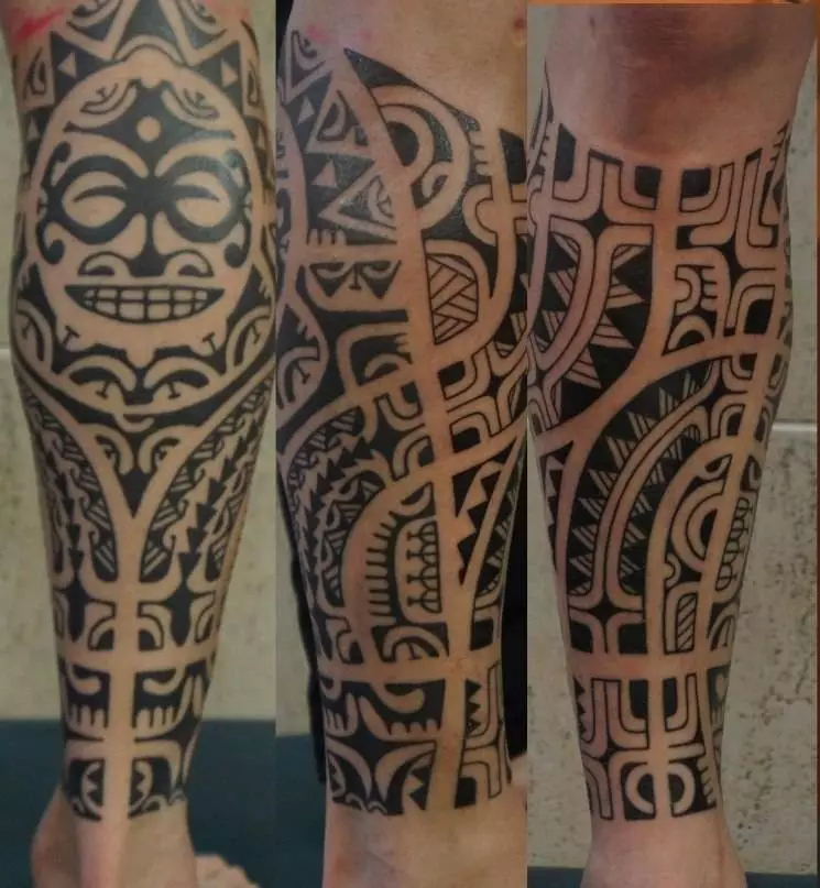 Maya Tattoo: desen nan tatoo nan style la nan branch fanmi yo branch fanmi. Siyifikasyon. Kalandriye, modèl ak lòt desen adisyonèl 14013_23