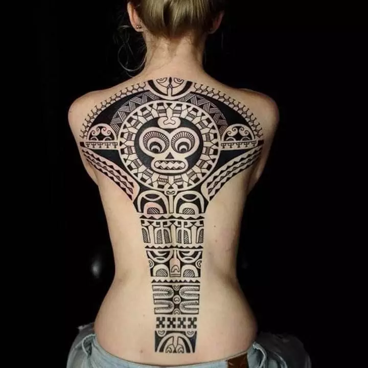 Tato Maya: Sketsa saka tato kanthi gaya wong India. Maksud. Tanggalan, pola lan gambar tambahan liyane 14013_3