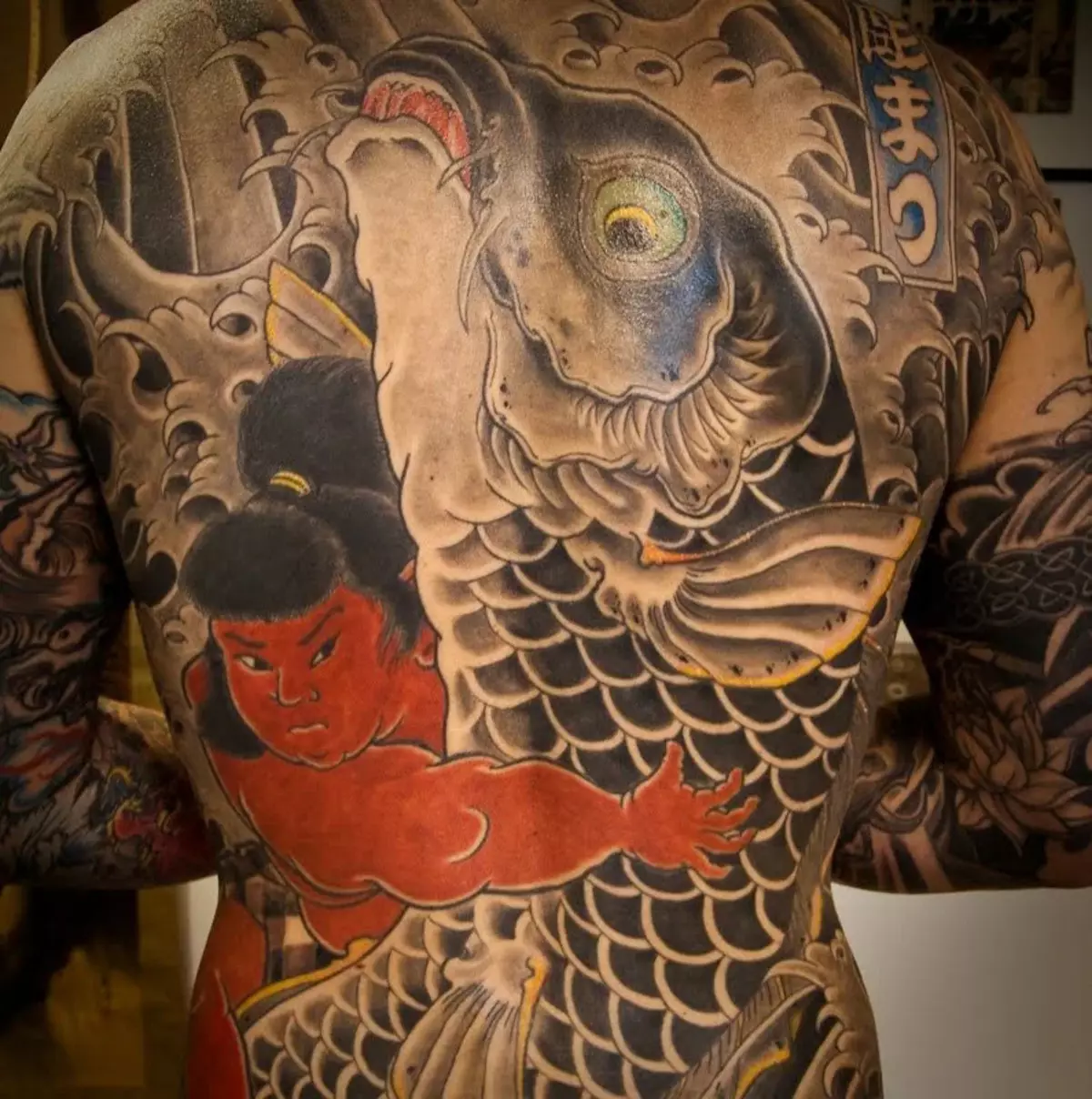 Татуировки якудза Кинтаро