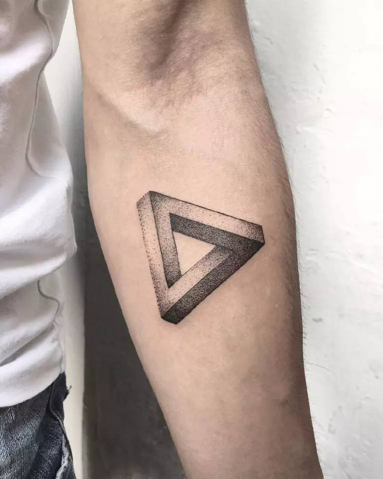 纹身“三个三角形”：纹身的价值，脖子上的纹身，手上和其他区域，男女三角三角形的纹身 14086_2