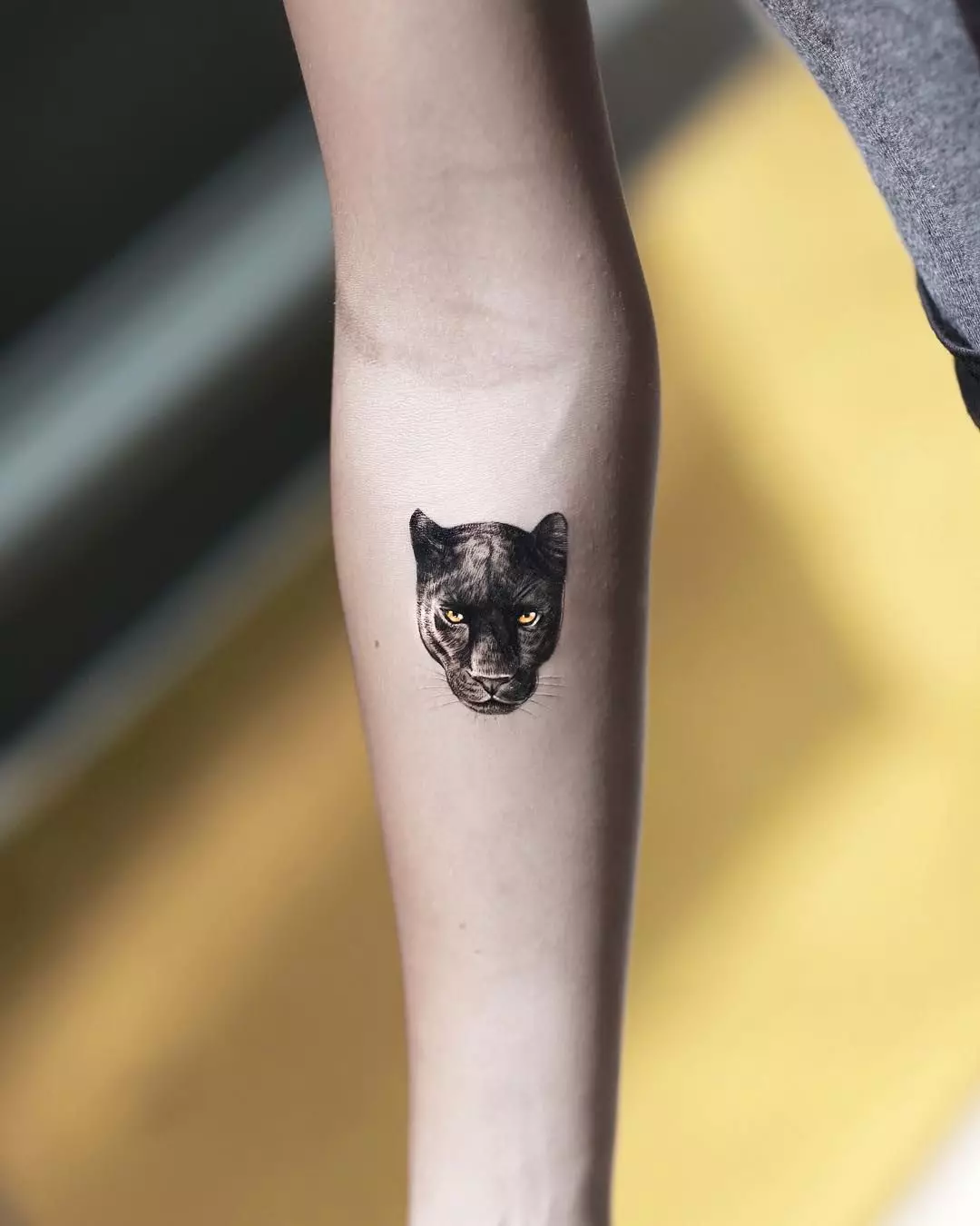 紋身“Panther”（42張）：紋身的價值和草圖。黑色和粉紅色的豹是什麼意思，磨呢？紋身在手上，在我的肩膀和腿上 14160_38