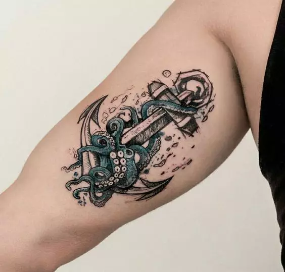 Άγκυρα Τατουάζ: Η αξία των τατουάζ και σκίτσα, τατουάζ για τα κορίτσια και για τους άνδρες, τατουάζ στο χέρι και το πόδι, στο δάχτυλο και στον καρπό, στο στήθος και σε άλλες ζώνες 14162_42