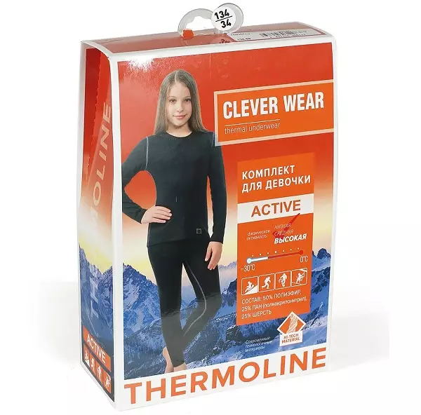 Clever Thermal Underwear: Revisão de instalações térmicas masculinas, crianças e femininas, características de termocons inteligentes para homens e mulheres, opiniões dos clientes 1422_11