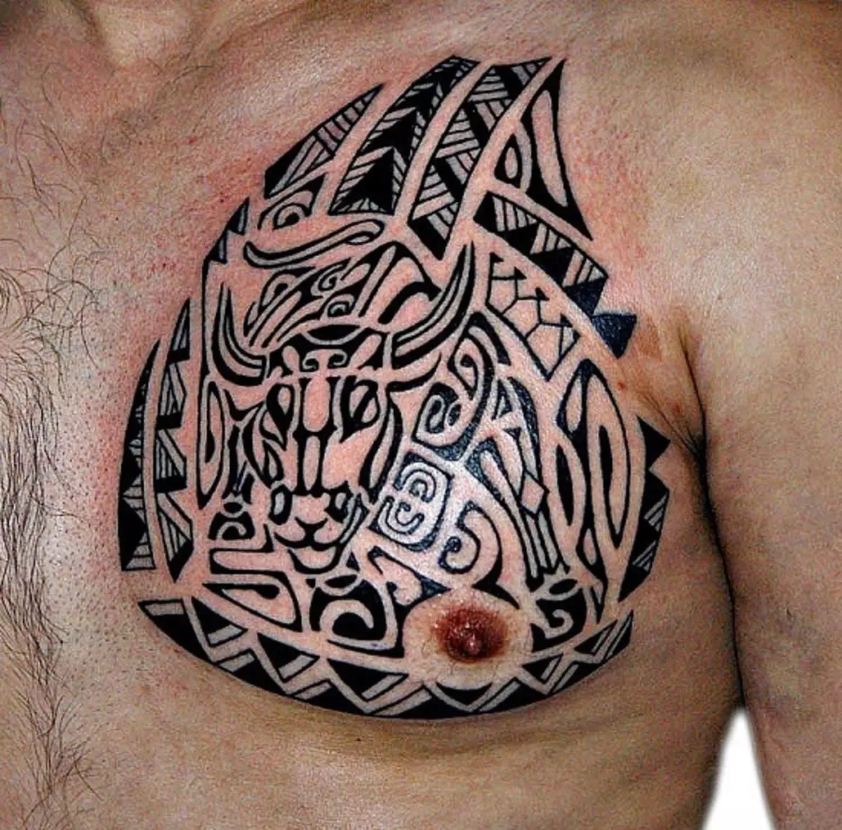 Maori tatovering (36 billeder): mænds tatoveringer på hånden og deres betydning, skitser, kvinders tatovering i stammen af ​​stammen, symbolvurdering 14254_13