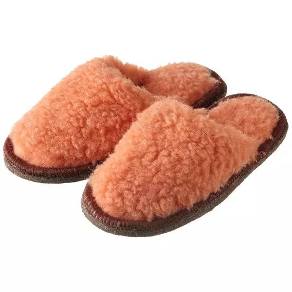 Indoor slippers (88 Fotoen): Fraen d'blo a schwaarz Modeller fir doheem, New Joer a fir Gäscht, cool aus Fuzzy Frënn 14262_76