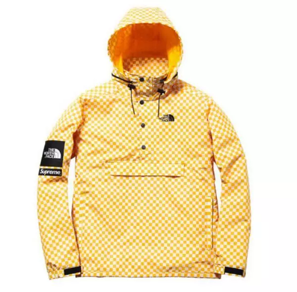 Anoraki the North Face: Mga Modelo North Fais, Supreme 14278_25