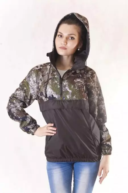 Camouflage anoraki: Vebijarkên rengîn, Modelên Anteater, Girava Stone, 31 wêne 14288_5