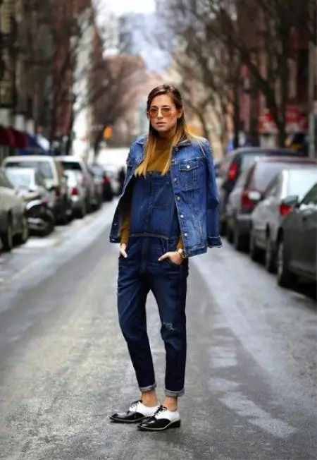Denim jaket (35 foto): model wanita, dengan apa yang harus dipakai 14300_2