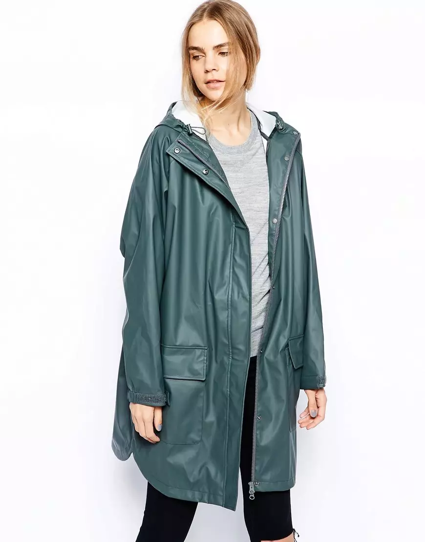 美麗的raincoat（92張照片）：女性的美麗雨衣，雨衣 14301_38