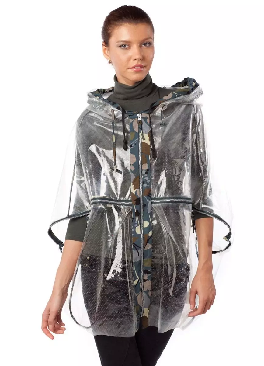 美麗的raincoat（92張照片）：女性的美麗雨衣，雨衣 14301_61