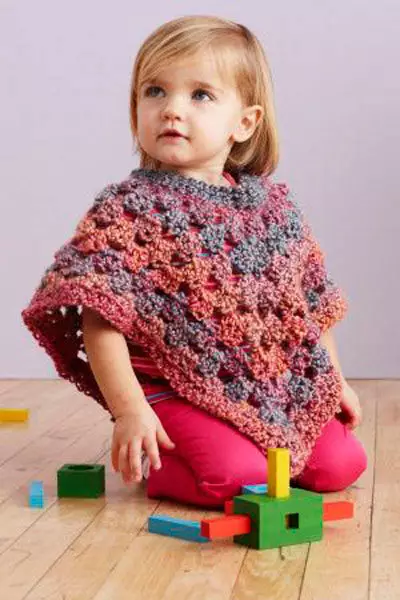 poncho pour enfants pour les filles (60 photos): pour les filles, pour les enfants, éponge, manches 14311_50