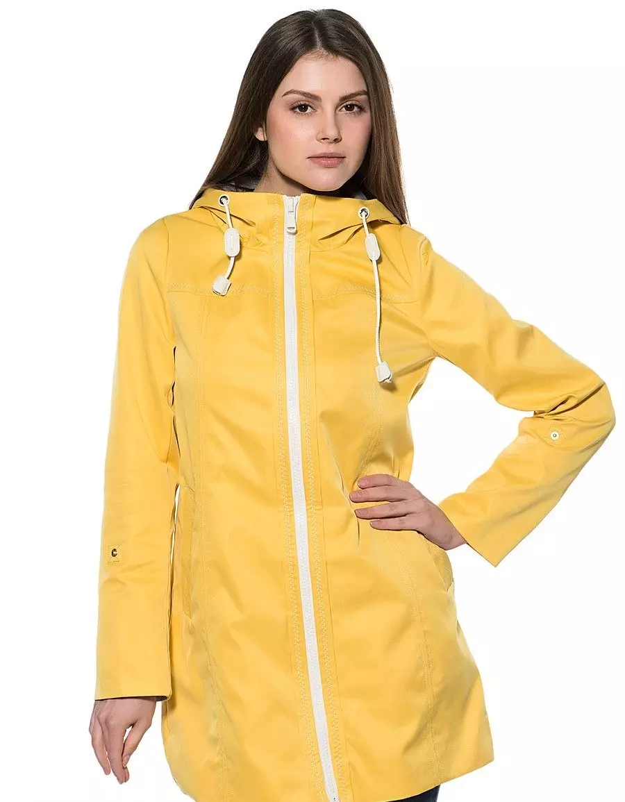 Hooded Raincoat (91 bilder): Gummi, kappa, vattentät, som det kallas en huva regnrock, kappa 14331_74